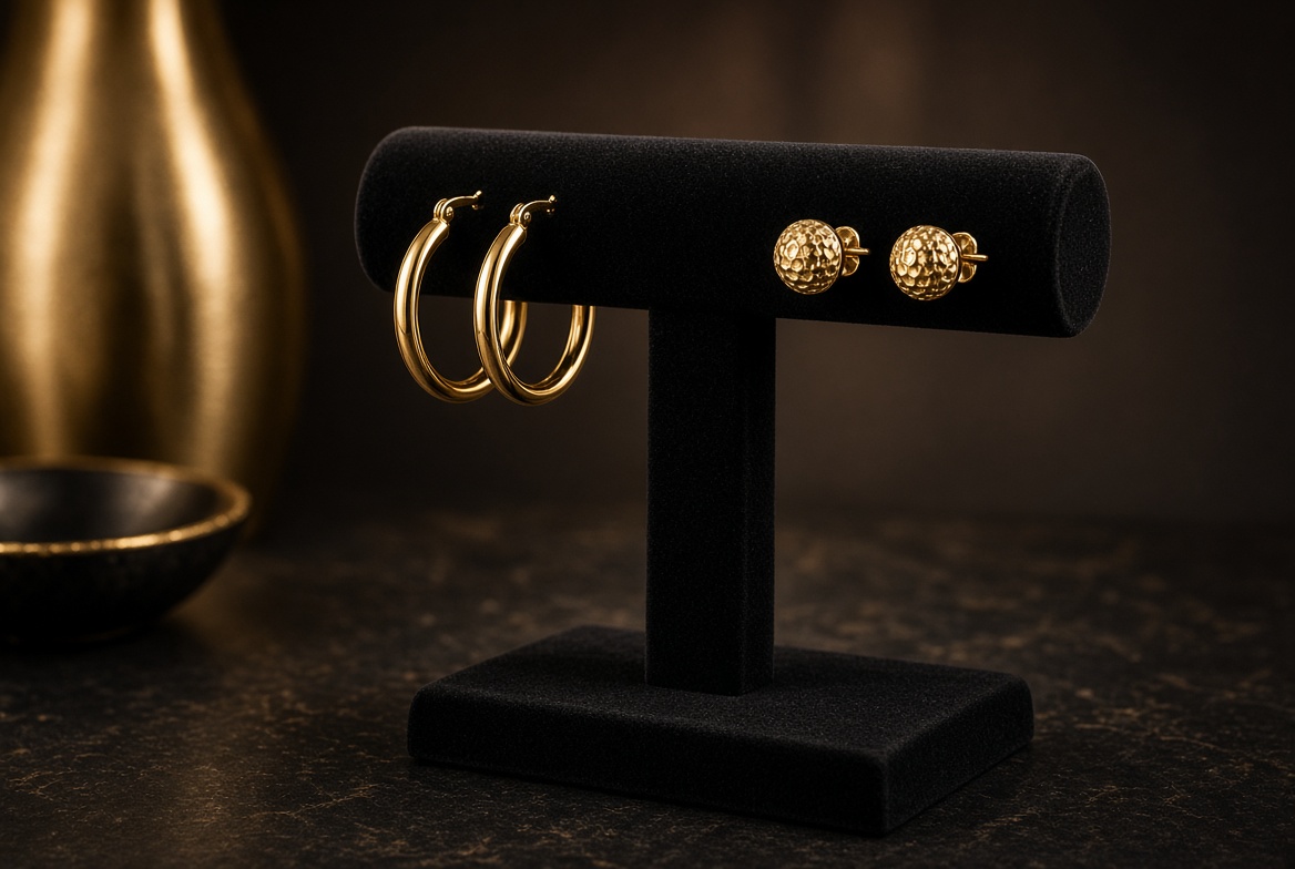 Anting hoop emas 22K EMAS168